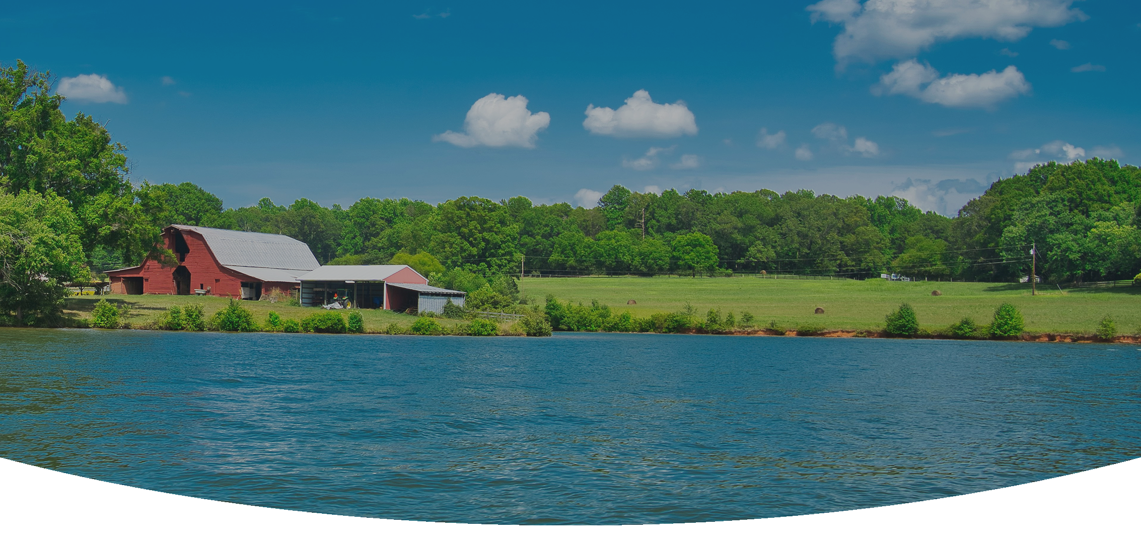 Farm landscape header