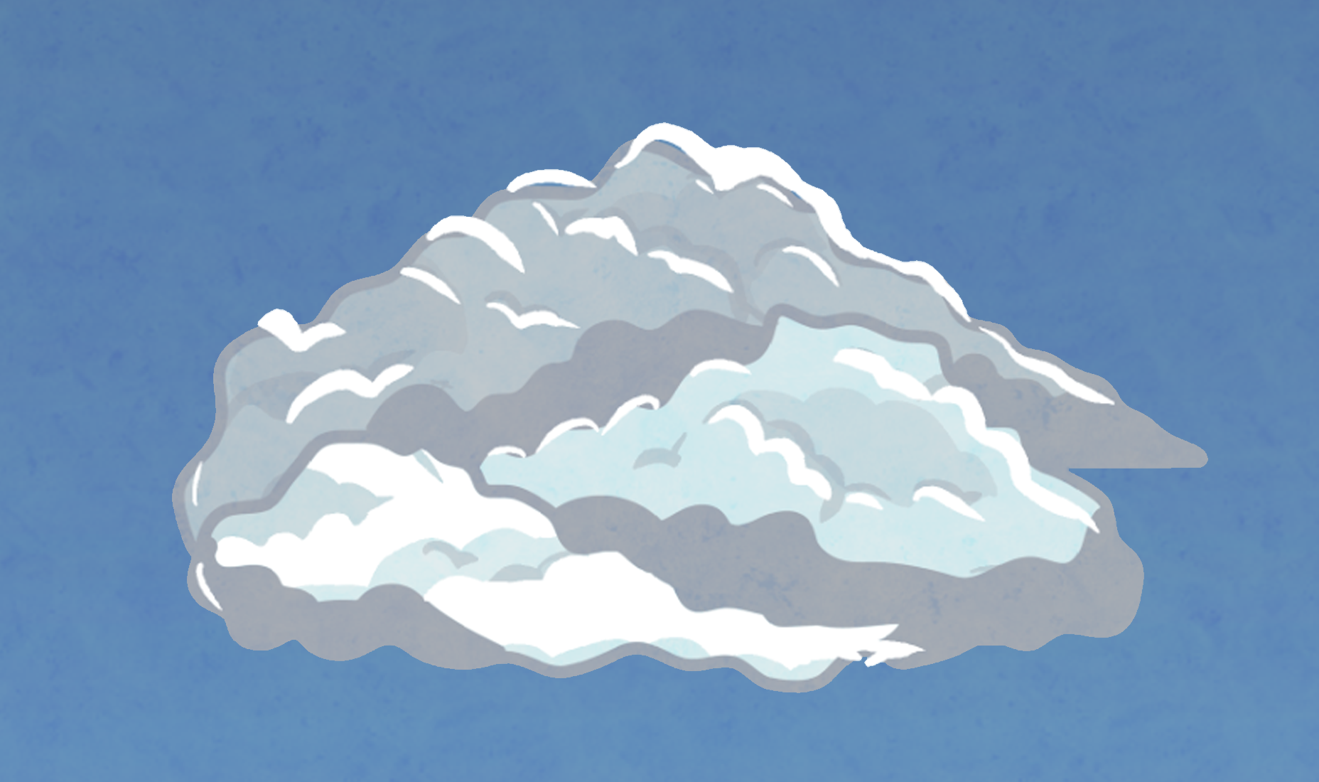 Clouds and rain for deposition